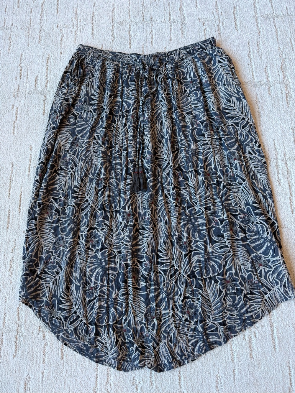 Fat Face Skirt with Nature Print Large